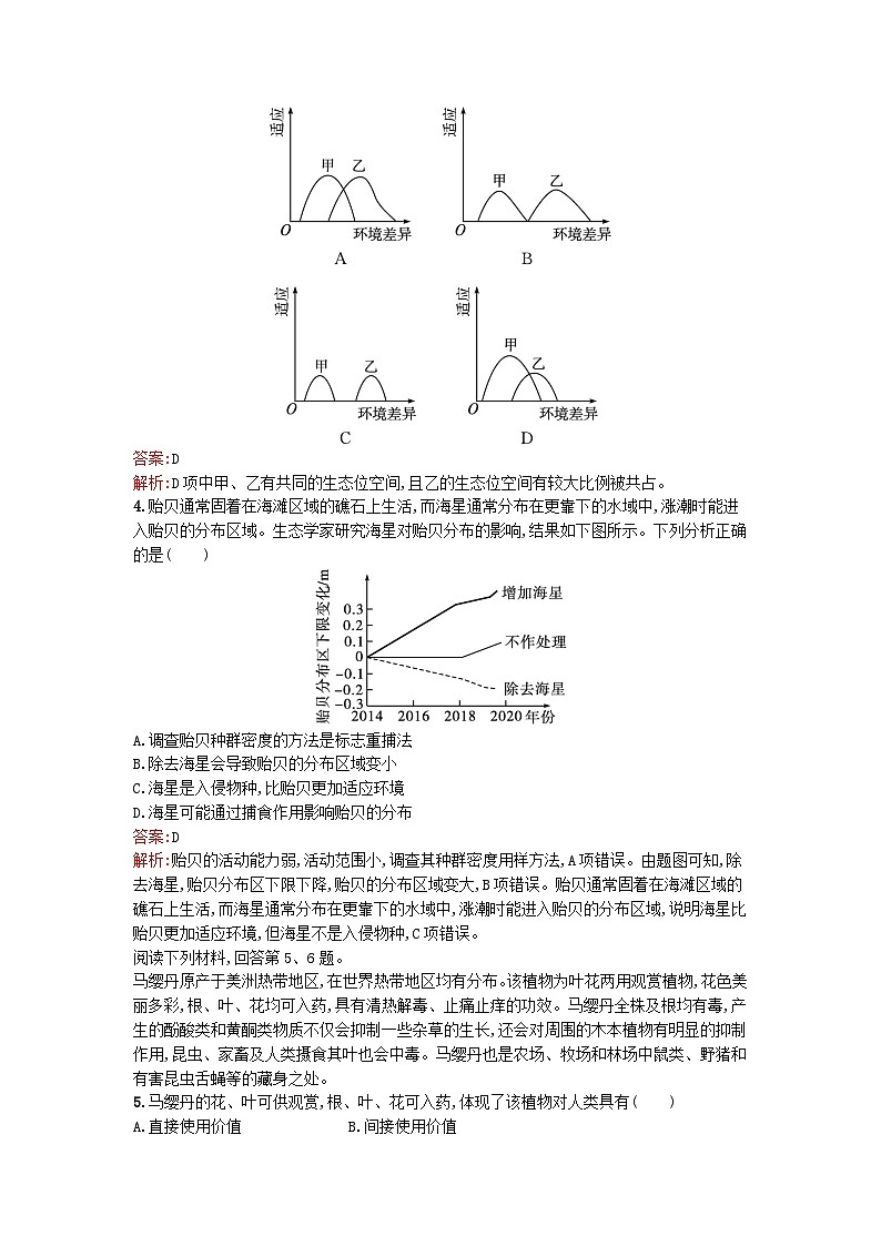 浙江专版2023_2024学年新教材高中生物综合检测A卷浙科版选择性必修202