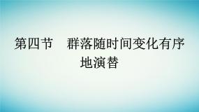 高中生物浙科版 (2019)选择性必修2 生物与环境第四节  群落随时间变化有序的演替教课课件ppt