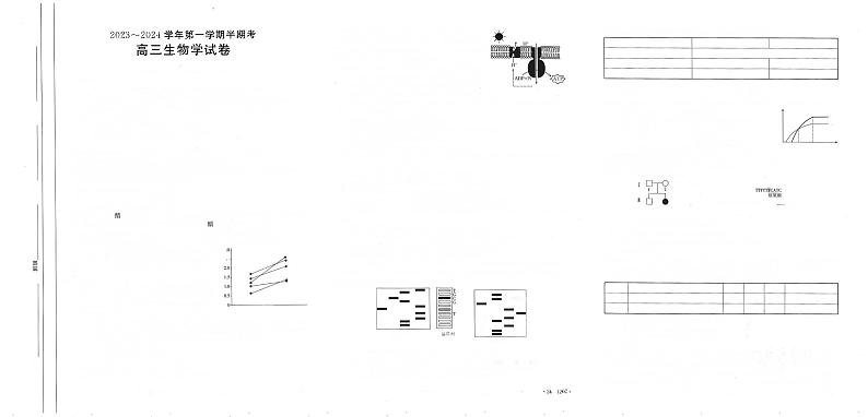 福建省龙岩市名校2023-2024学年高三上学期期中考试 生物第1页