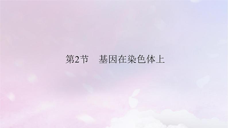 新教材适用2023_2024学年高中生物第2章基因和染色体的关系第2节基因在染色体上课件新人教版必修2第2页