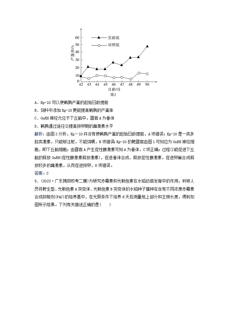 2024届高考生物二轮专题复习与测试专题强化练十四实验与探究第3页