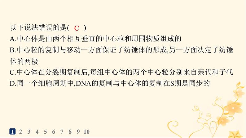 适用于新高考新教材2024版高考生物二轮复习专题突破练3细胞的生命历程课件第4页