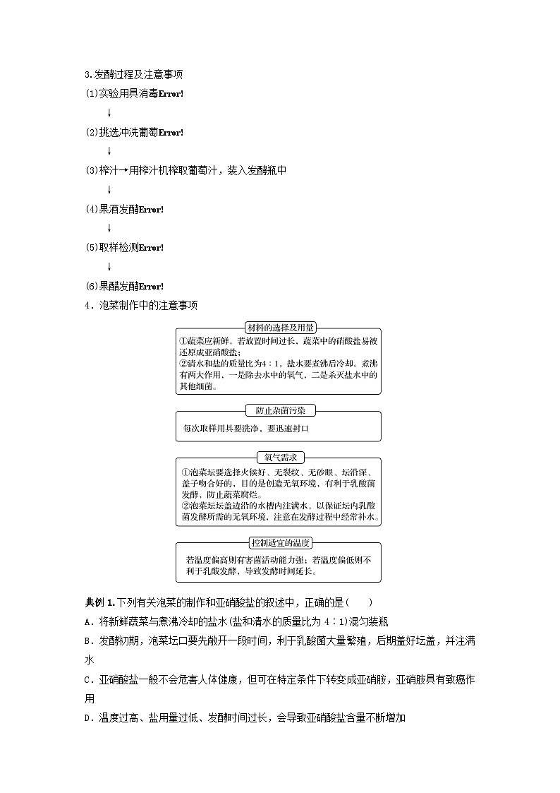 专题36 发酵技术与发酵工程的应用(串讲)-备战2024年高考生物一轮复习精讲精练(新高考专用)03