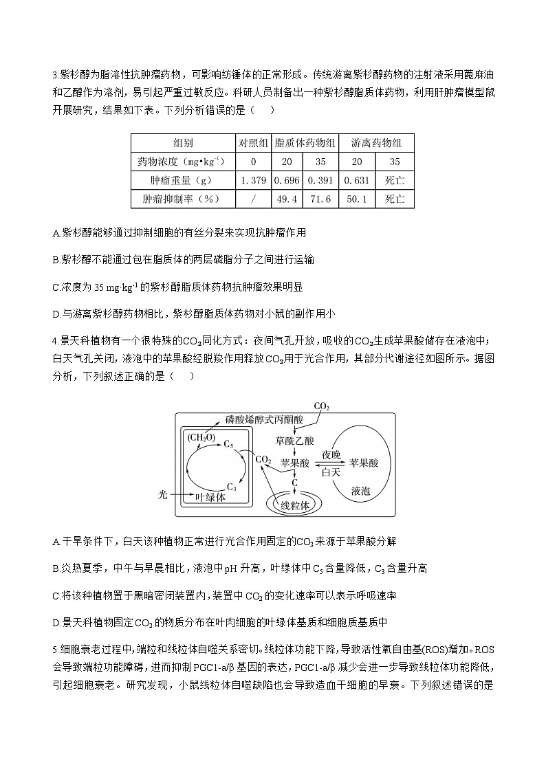 生物试题第2页