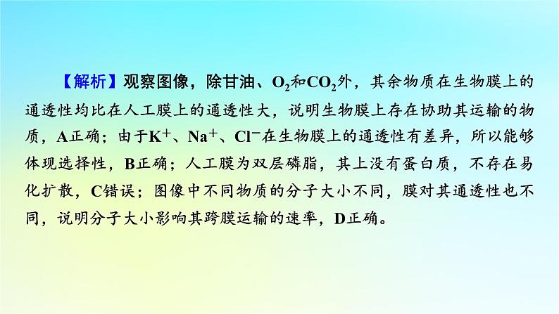 新教材2024版高中生物第4章细胞的物质输入和输出章末总结课件新人教版必修108