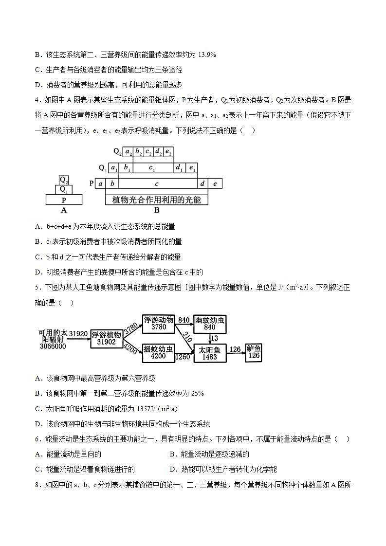 【名师特供】3.2.1《生态系统的能量流动(第1课时) 课件+练习(原卷+解析卷)02