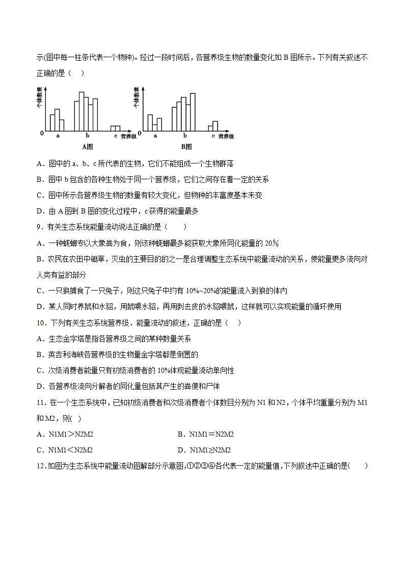【名师特供】3.2.1《生态系统的能量流动(第1课时) 课件+练习(原卷+解析卷)03