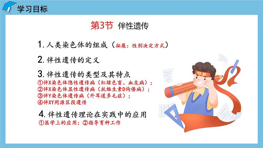 2.3《伴性遺傳（第1課時(shí)）》課件 人教版高中生物必修二第2頁(yè)