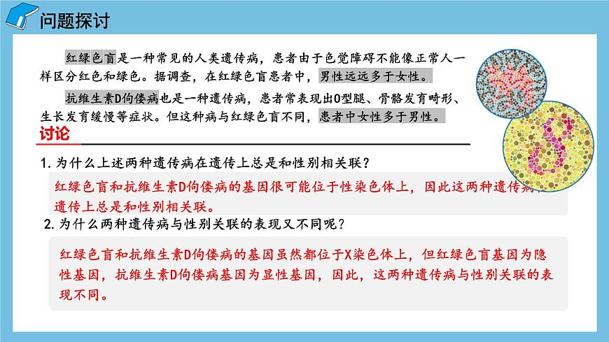 2.3《伴性遺傳（第1課時(shí)）》課件 人教版高中生物必修二第4頁(yè)