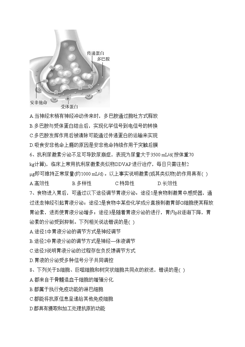 河北省张家口市2022-2023学年高二上学期期末考试生物试卷(含答案)第2页