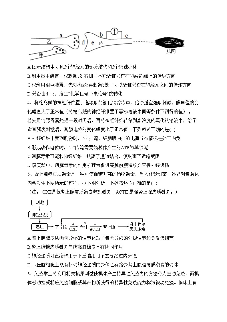 天津市静海区一中2022-2023学年高二上生物期末定时训练生物试卷(含答案)第2页