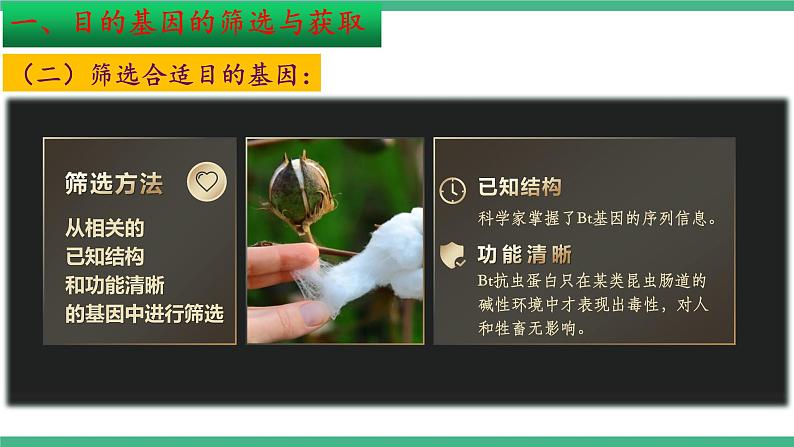 【名师特供】3.2《基因工程的基本操作程序》(第1课时) 课件 人教版高中生物选修三07
