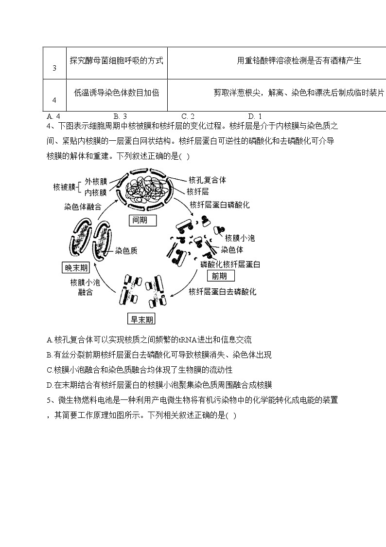 江苏省盐城中学2022-2023学年高三上学期1月期末生物试卷(含答案)02