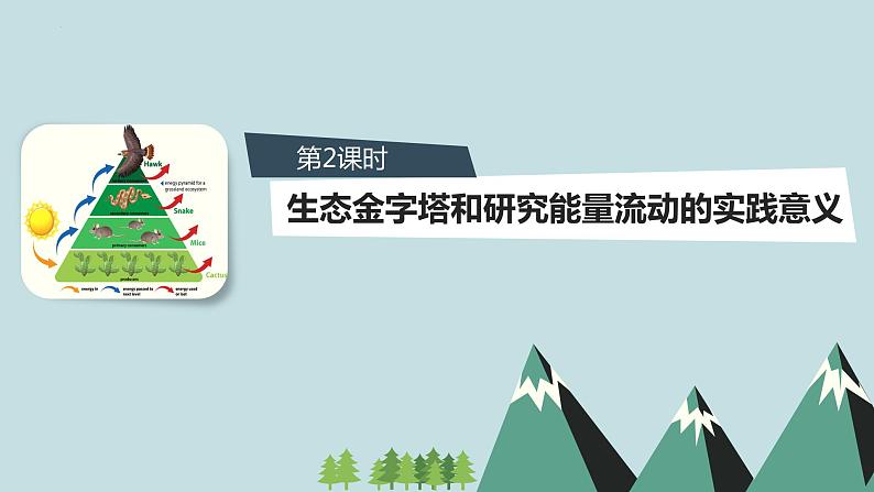 3.2.2 生态系统的能量流动(第2课时 生态金字塔和研究能量流动的实践意义)(名师精讲课件)-2023-2024学年高二生物同步精品课件(人教版选择性必修第二册)01