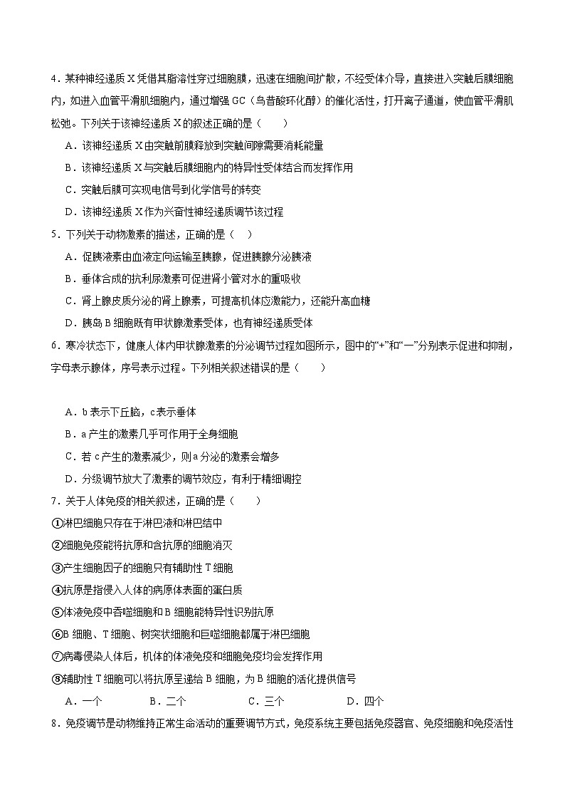高二生物开学摸底考(2019人教版)(考试版)第2页