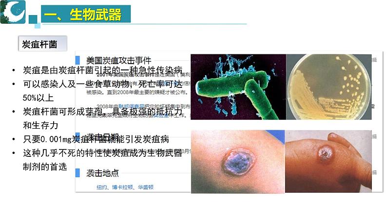 人教版)(2019)高中生物学 选择性必修三 生物技术与工程 4.3禁止生物武器( 1课时)课件07