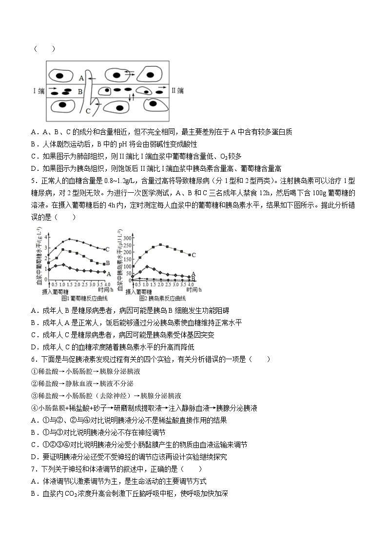 福建省厦门双十中学2022-2023学年高二上学期期中生物试题02