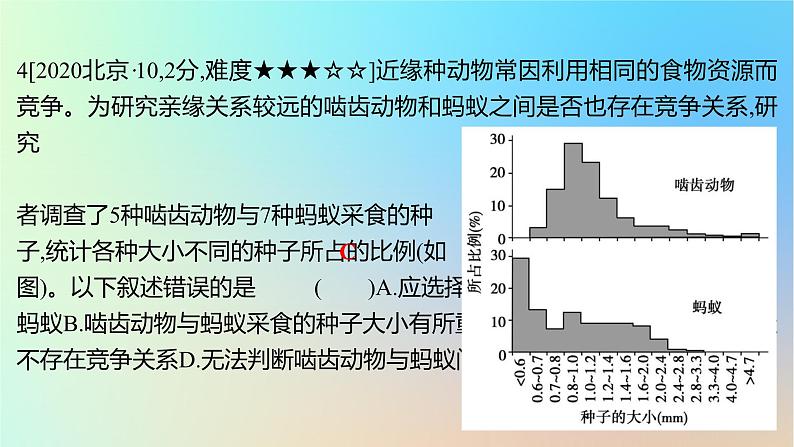 2025版高考生物一轮复习真题精练第十章生物与环境第35练群落及其演替课件08
