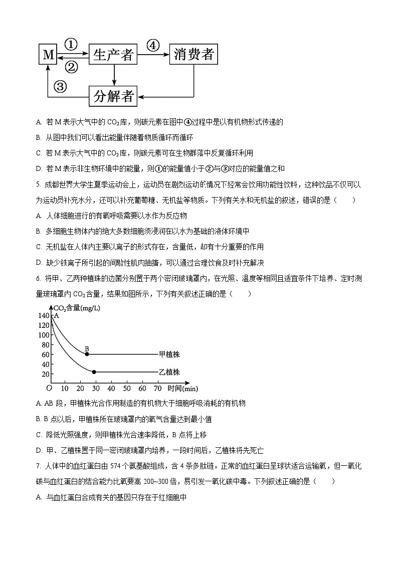 2024宜春宜丰中学高二下学期开学考试生物(创新部)含解析02
