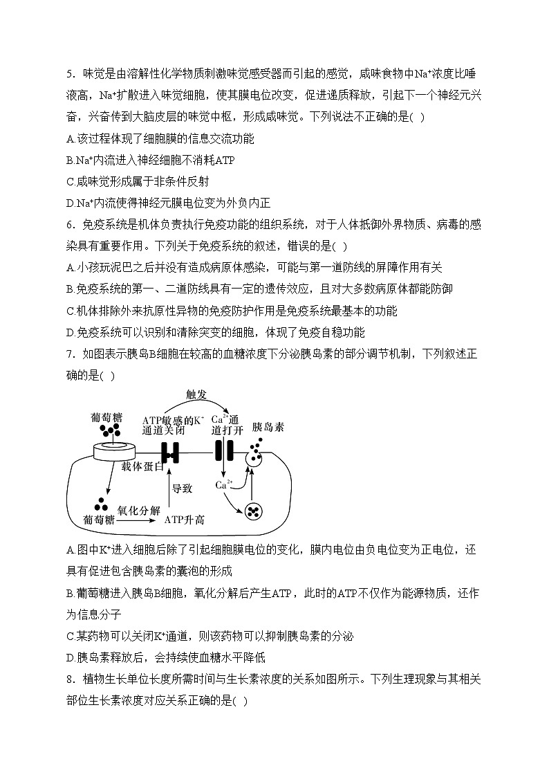 辽宁省七校2023-2024学年高二下学期期初考试生物试卷(含答案)第2页