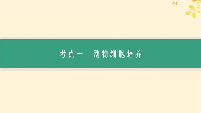 备战2025届新高考生物一轮总复习第10单元生物技术与工程第50讲动物细胞工程课件03