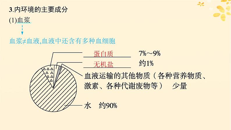 备战2025届新高考生物一轮总复习第8单元稳态与调节第30讲人体的内环境与稳态课件第7页