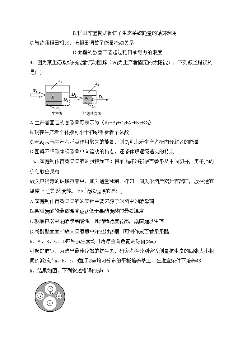 宜丰中学2022-2023学年高二下学期4月期中生物试卷(含答案)第2页