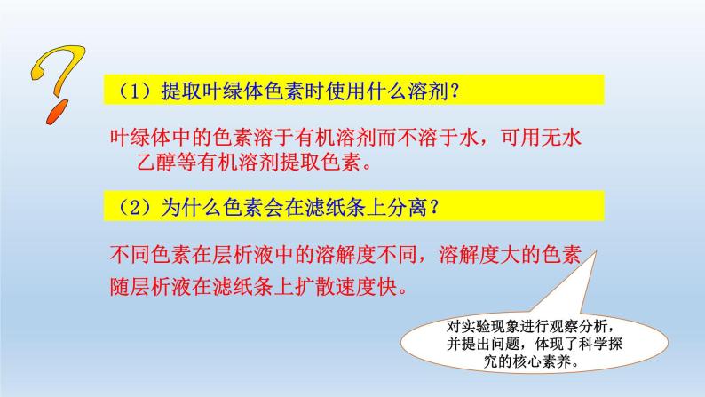 高中生物人教版必修1精品课件5-4-1捕获光能的色素和结构07