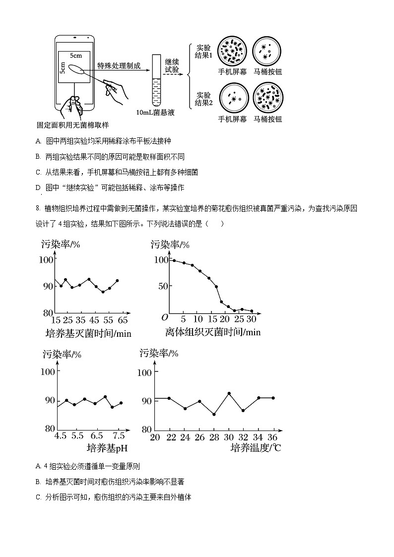 河南省安阳市林州市2023-2024学年高二下学期3月月考生物试题(原卷版)第3页