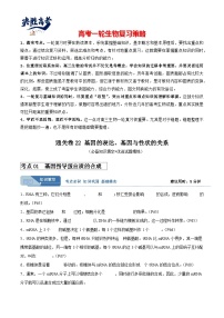 考點(diǎn)通關(guān)卷22+基因的表達(dá)、基因與性狀的關(guān)系-2024年高考生物一輪復(fù)習(xí)考點(diǎn)通關(guān)卷