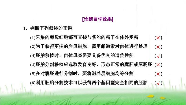 人教版高中生物选择性必修3第2章细胞工程第3节第2课时胚胎工程技术及其应用课件第5页