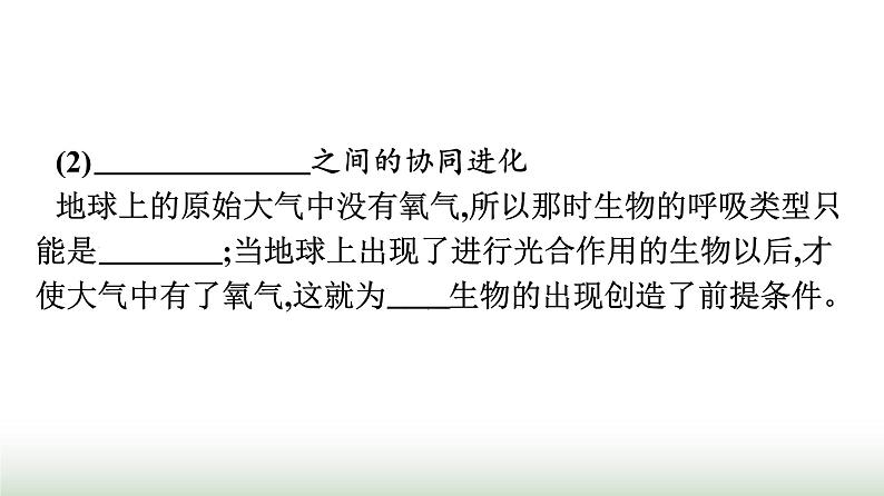 人教版高中生物必修二第6章生物的进化第4节协同进化与生物多样性的形成课件第5页