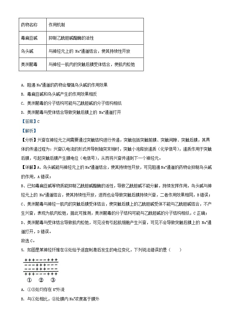 安徽省2023_2024学年高二生物上学期期中试题含解析03