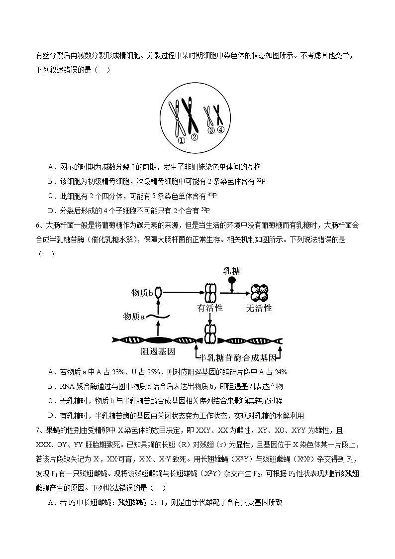 2024年高考押題預(yù)測卷—生物（安徽卷02）（考試版）第3頁