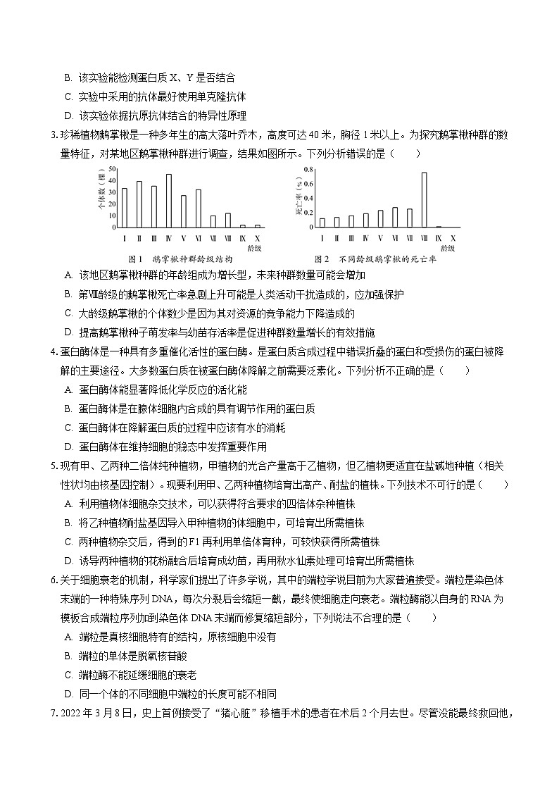 2024年高考押題預(yù)測(cè)卷—生物（天津卷03）（考試版）第2頁(yè)