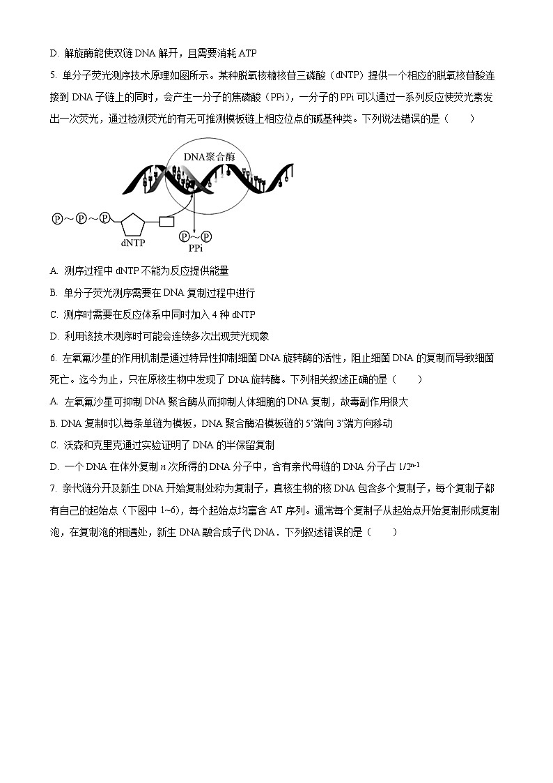 江西省南昌市第一中学2023-2024学年高一下学期4月期中生物试题(Word版附答案)02