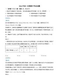 湖南省岳阳市岳阳县第一中学2023-2024学年高一下学期4月期中考试生物试卷(Word版附解析)