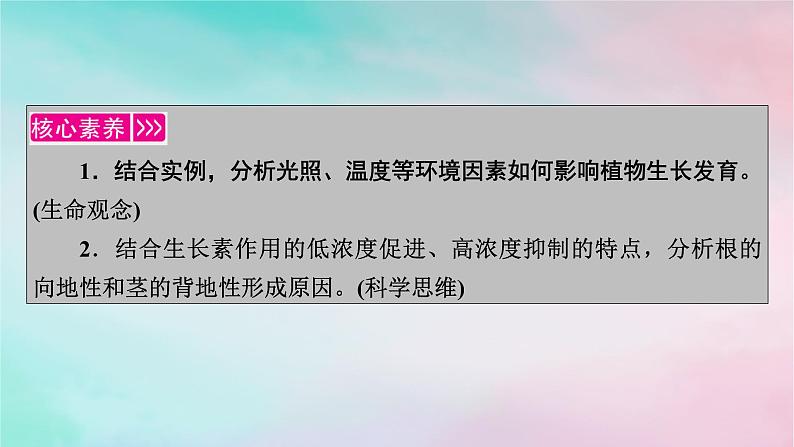 2025版新教材高中生物第5章植物生命活动的调节第4节环境因素参与调节植物的生命活动课件新人教版选择性必修1第2页