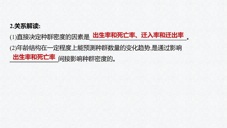 2025届高考 一轮复习 人教版 种群的数量特征 课件(多选版)第7页