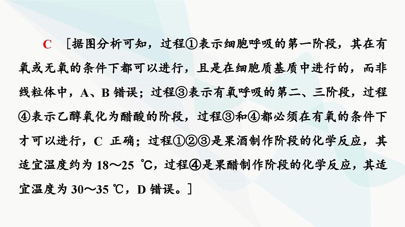 苏教版高中生物选择性必修3第1章素能提升课1发酵工程与其他相关知识的综合课件07