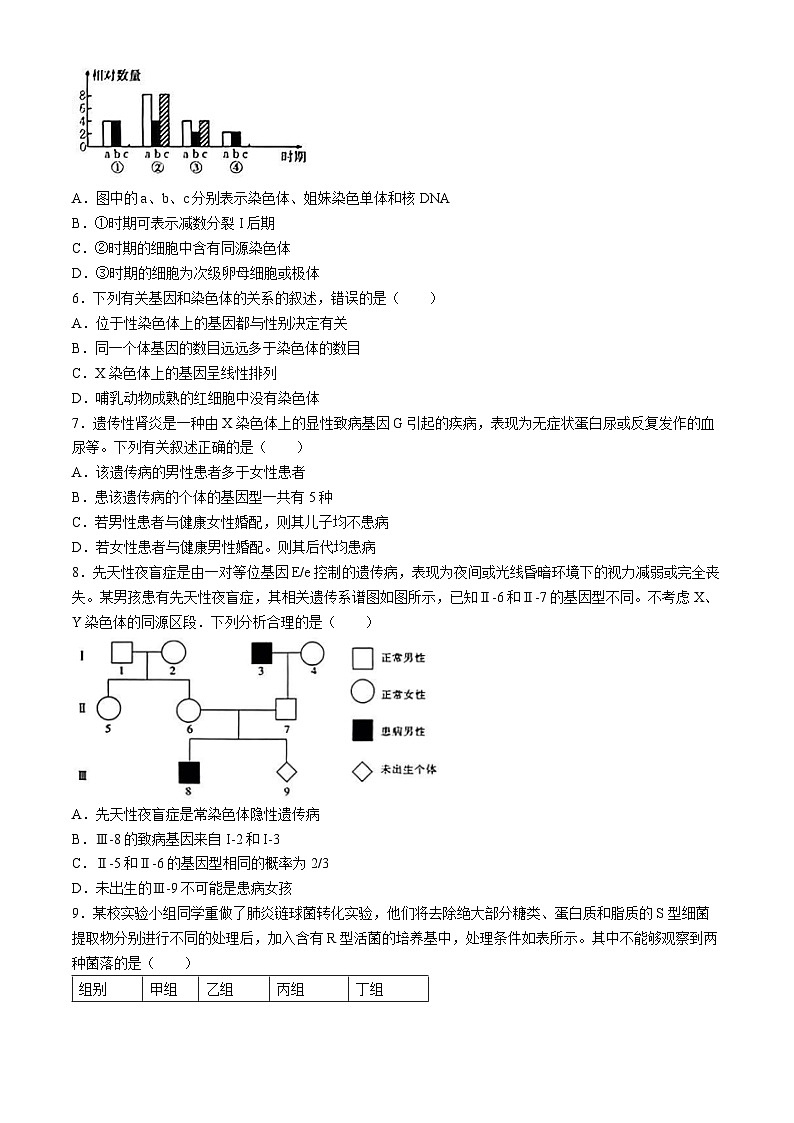 吉林省名校联盟2023-2024学年高一下学期期中联合质量检测生物试题02