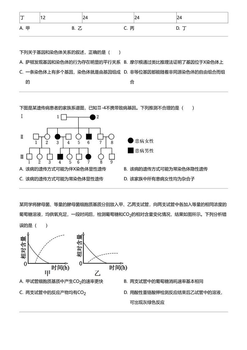 2023_2024学年广西桂林高一下学期月考生物试卷(联合质量检测)03