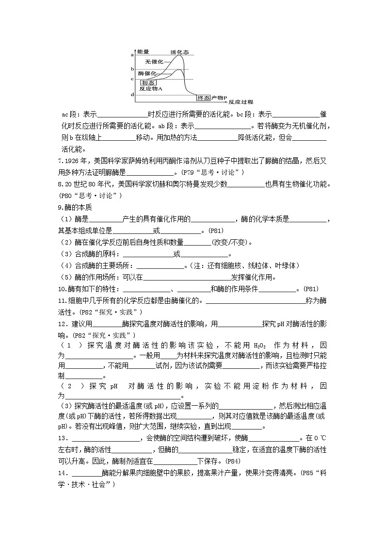 第5章细胞的能量供应和利用必默知识点(学生版)第2页