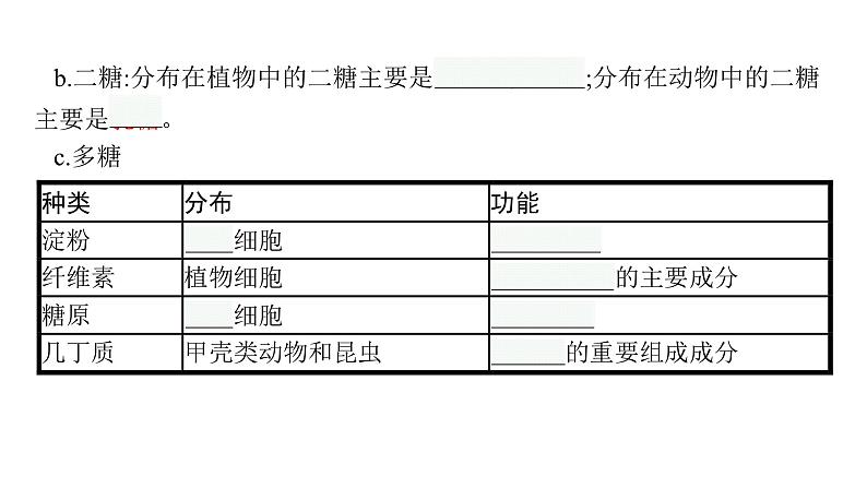 新教材高考生物一轮复习第1单元第4讲细胞中的糖类和脂质、核酸是遗传信息的携带者课件07