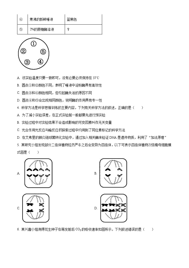 天津市和平区耀华中学2023-2024学年高三下学期第二次模拟生物试题(学生版+教师版)02