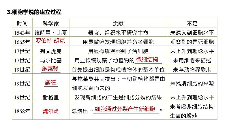2024届高三一轮复习生物:走近细胞课件04