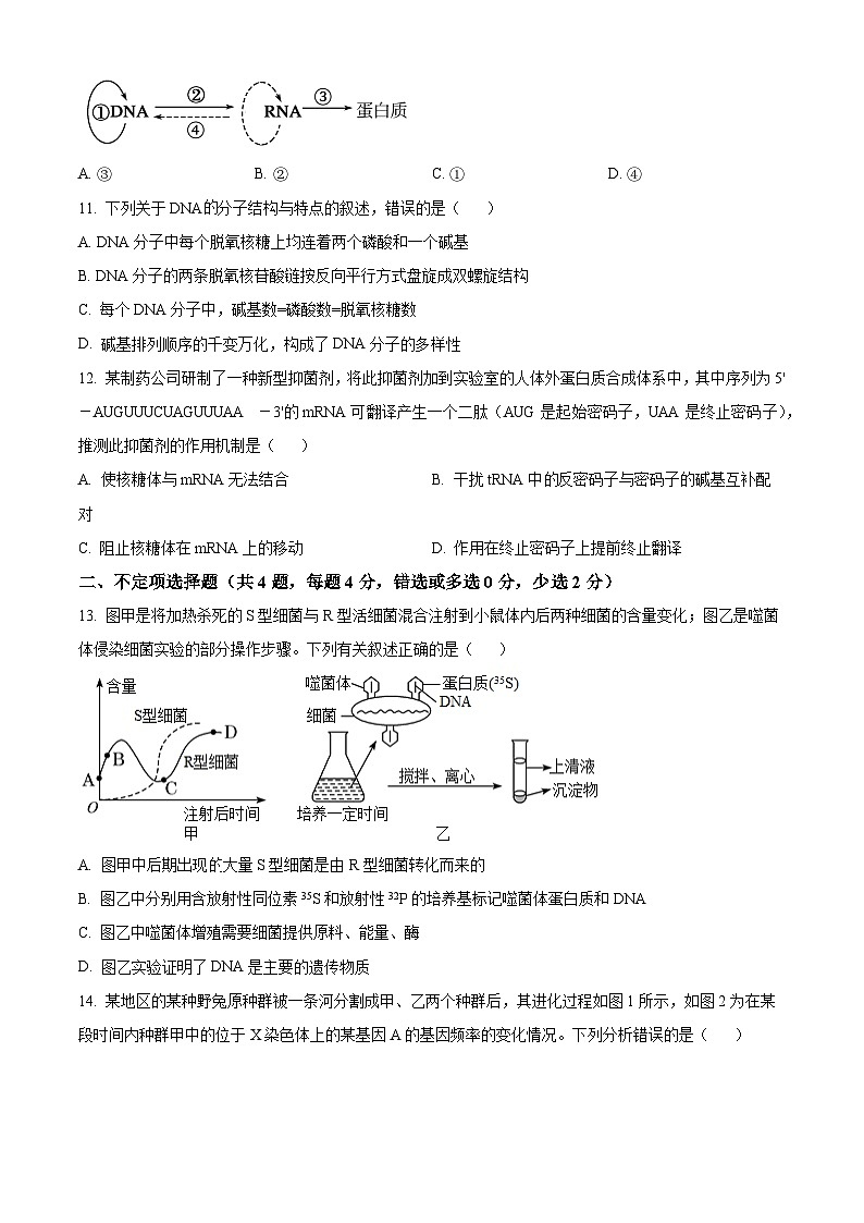 湖南省邵阳市大祥区邵阳市第二中学2023-2024学年高一下学期6月期末生物试题 Word版无答案第2页