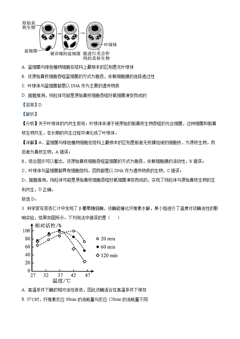 湖南省部分学校2023-2024学年高二下学期7月期末考试生物试题含解析第2页