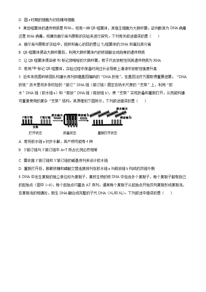 2024怀化高一下学期期末考试生物试题含解析02