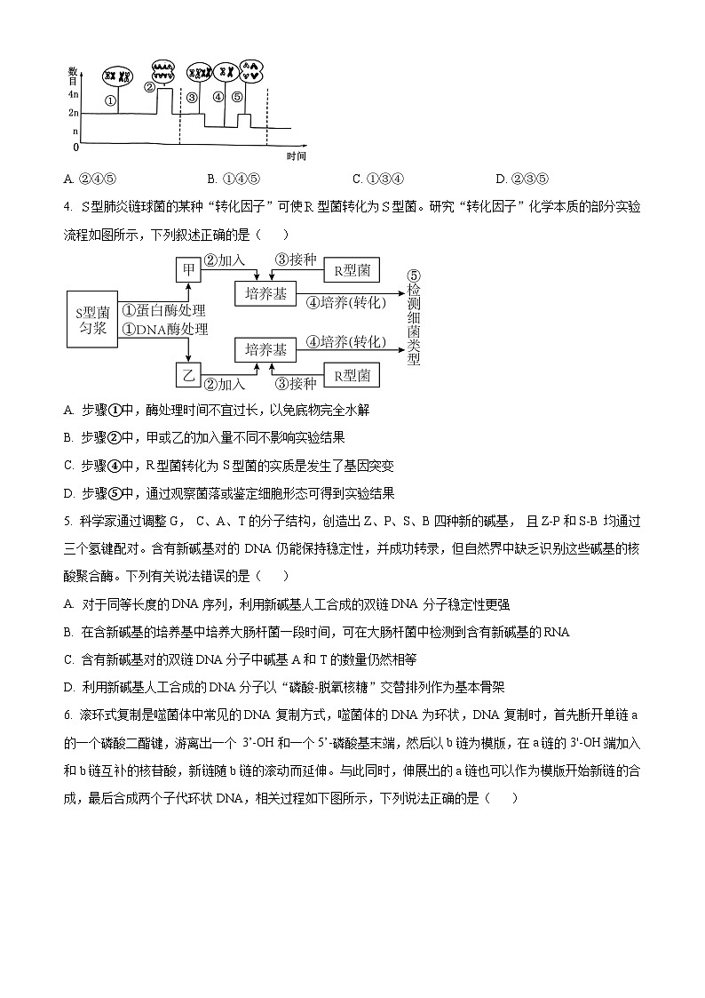 重庆市西南大学附属中学2023-2024学年高一下学期期末考试生物试题  Word版无答案第2页